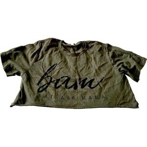 BELLA Canvas Graphic Crop shirt size M